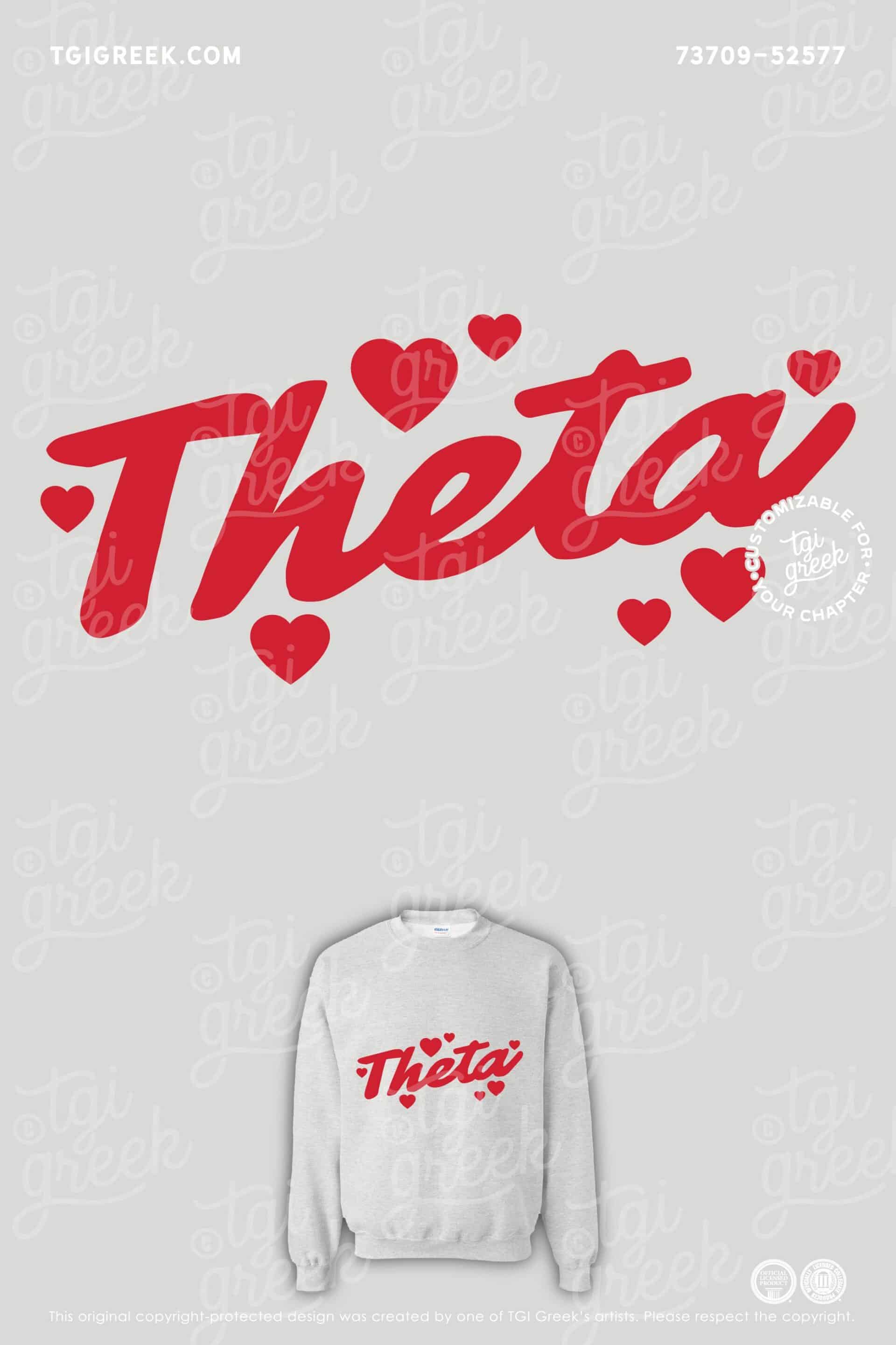 ShopTGIgreek – Theta Vday Sweatshirt