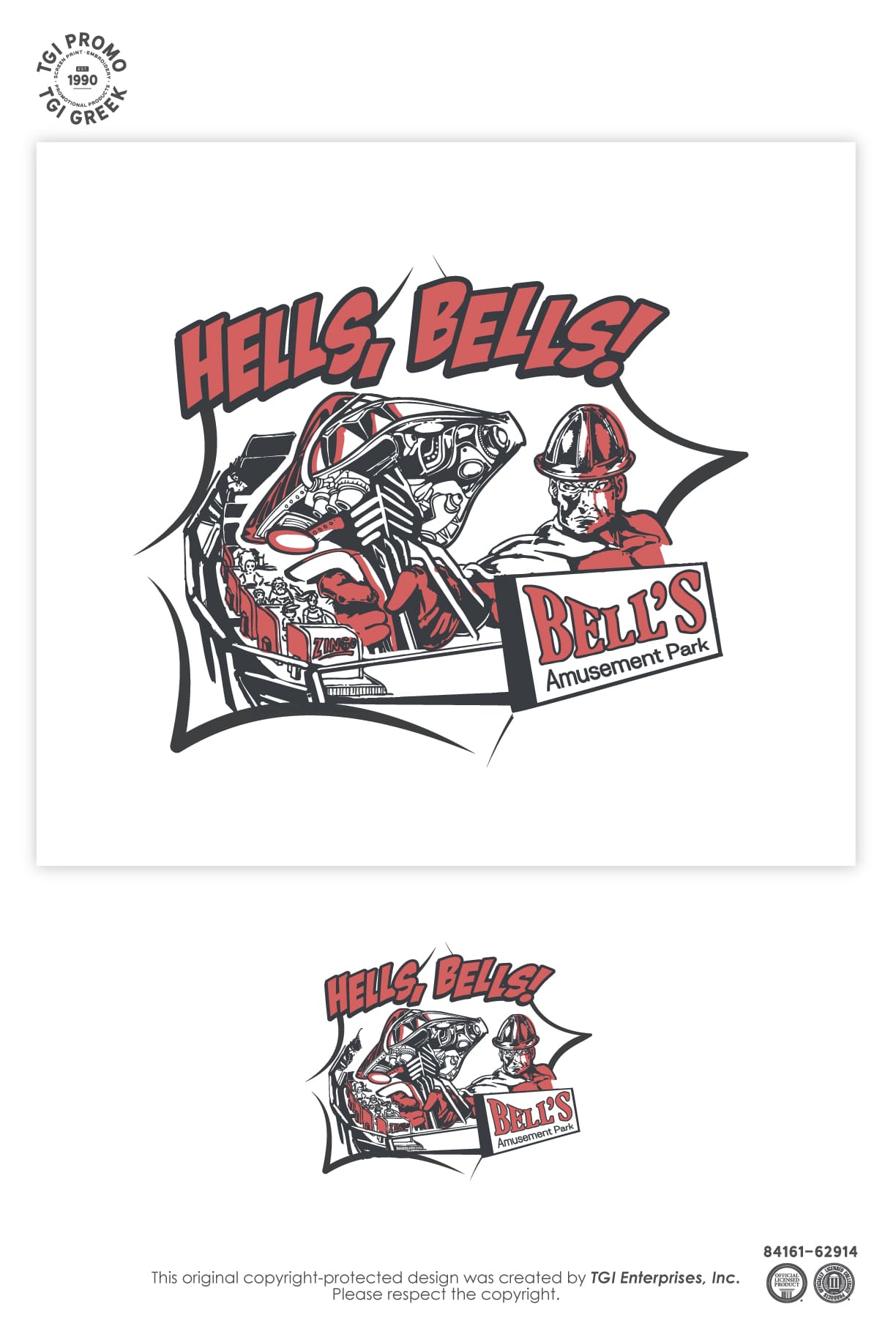 TGI Promo – Driller Bells Sticker