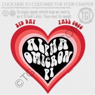 Alpha Omicron Pi – bid Day