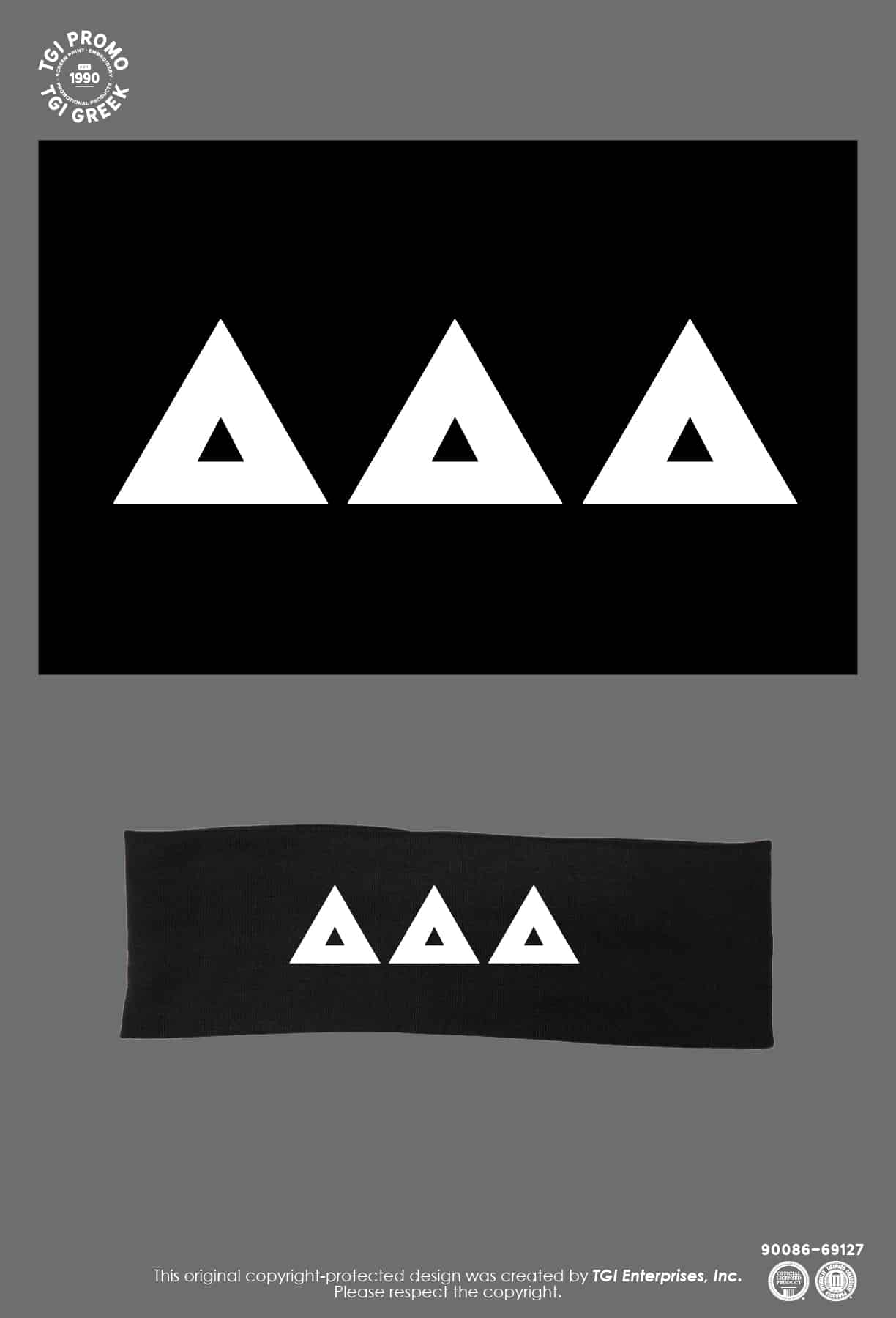 Delta Delta Delta – TGI Greek New Stock Sorority Headband