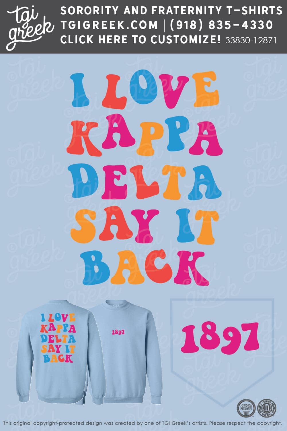 Kappa Delta – UNCCH Sweatshirt