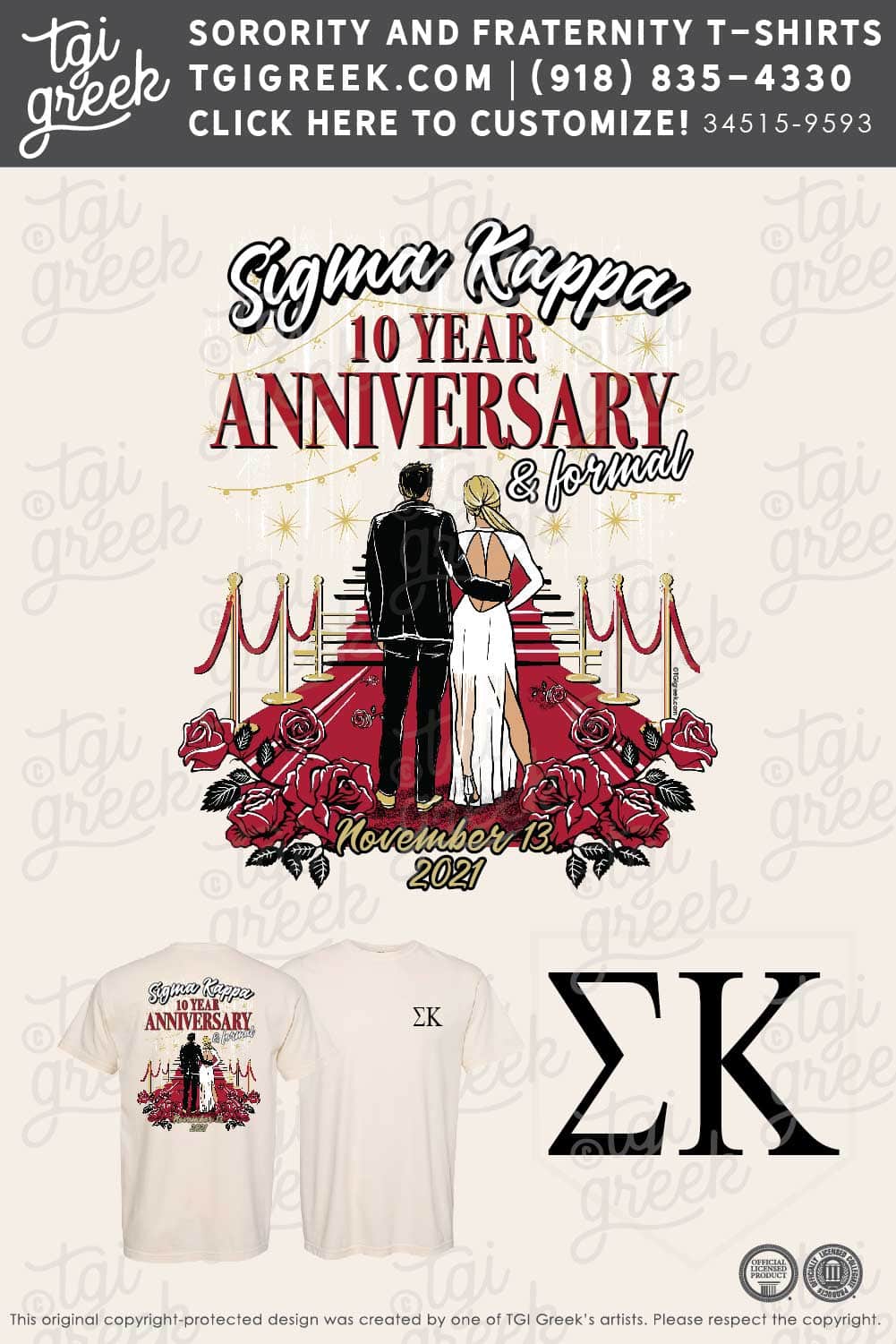 Sigma Kappa – UWGA 10 Year Anniversary Formal