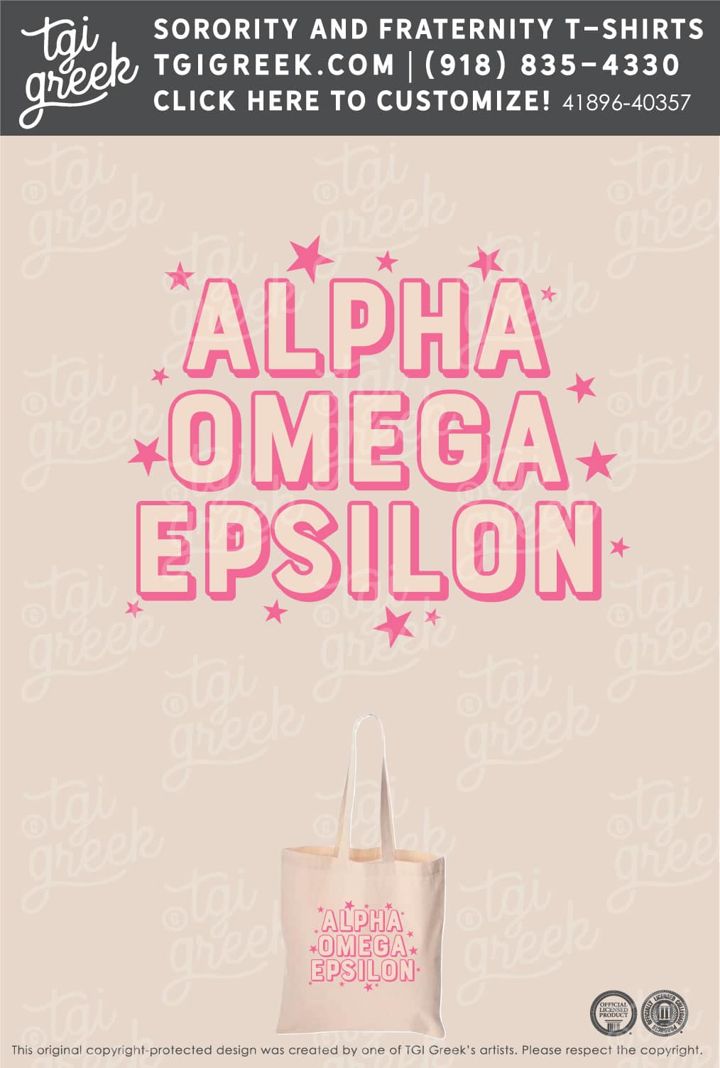 Alpha Omega Epsilon – WVU Recruitment Totes