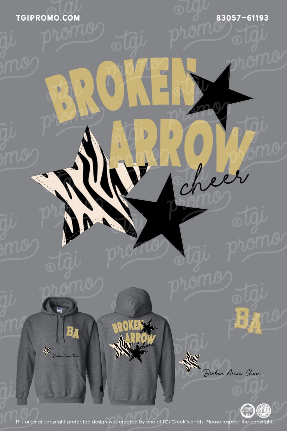 Broken Arrow – Cheer Hoodie