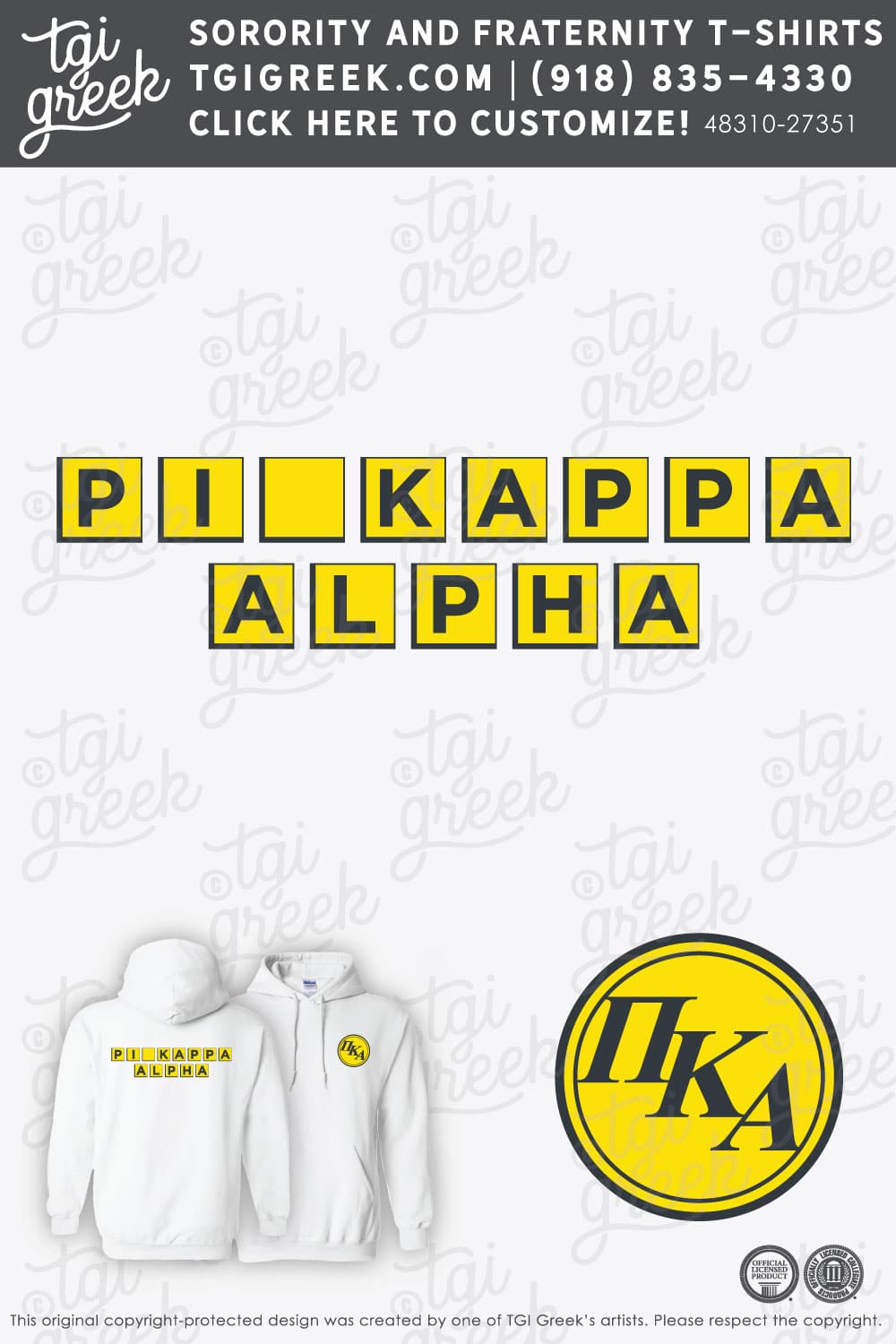 Pi Kappa Alpha – GATECH PR Hoodies