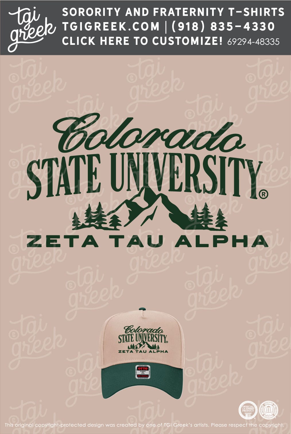 Zeta Tau Alpha – COSU Hat
