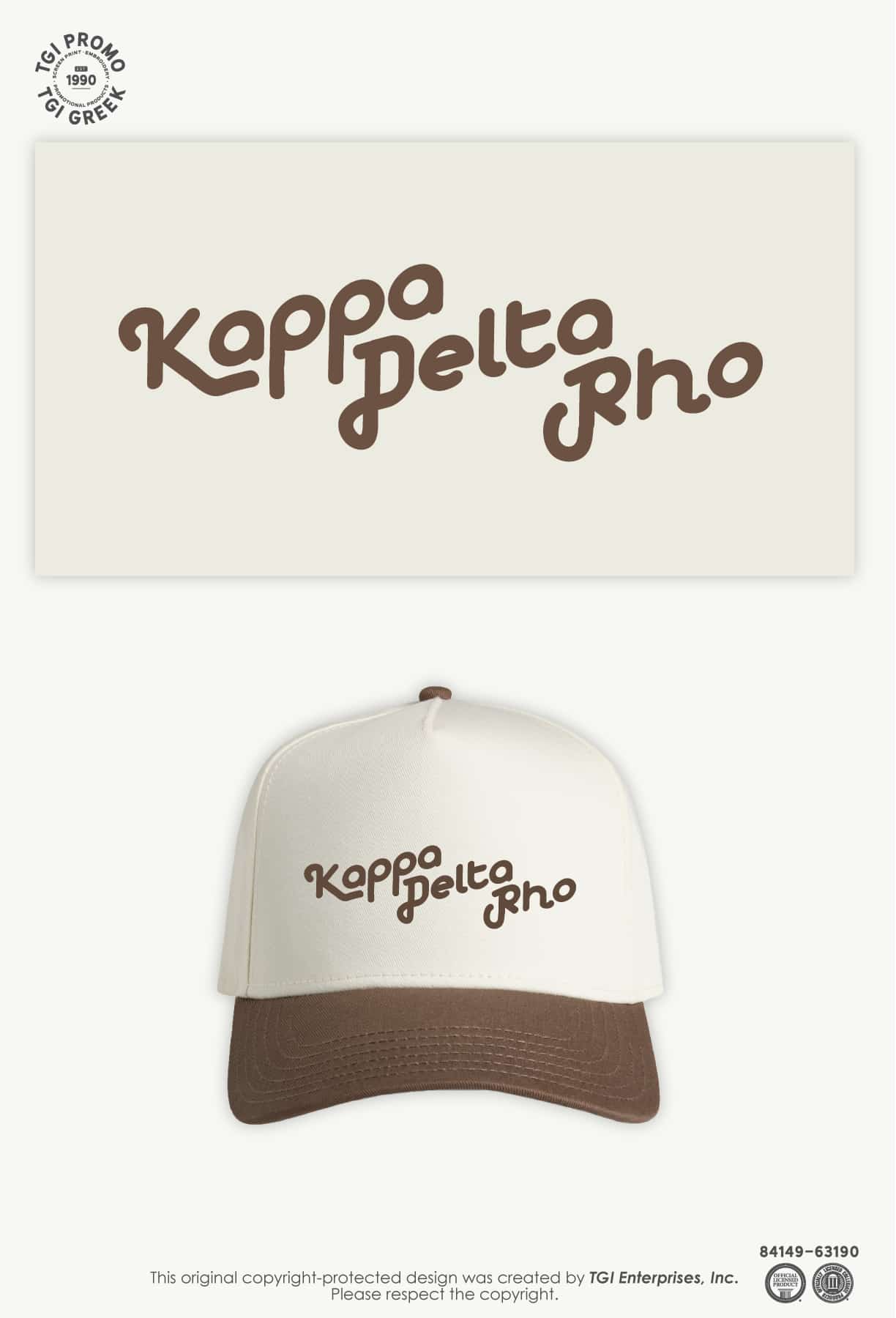 Kappa Delta Rho – PURD PR Hat