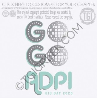 Alpha Delta Pi – Disco Bid Day