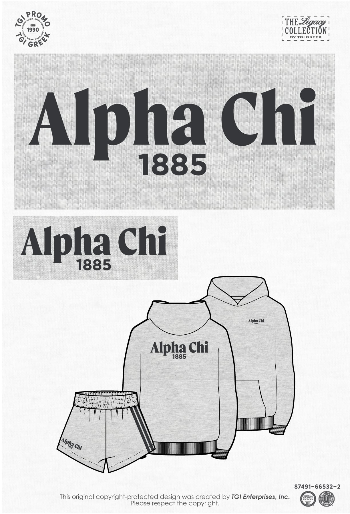 Alpha Chi Omega – TGI Sport Short Set