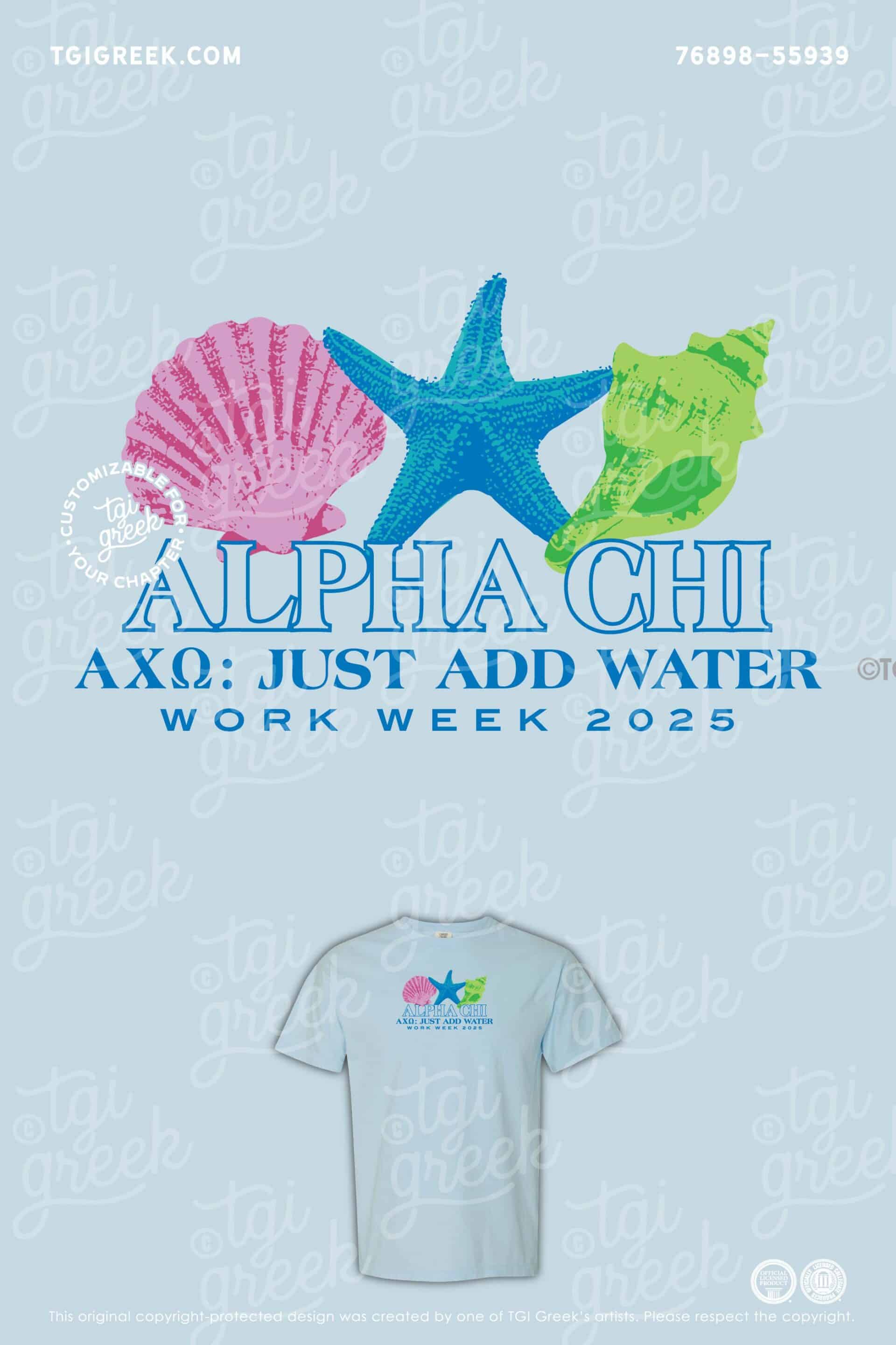 Alpha Chi Omega – TXTECH Work Week Seashells