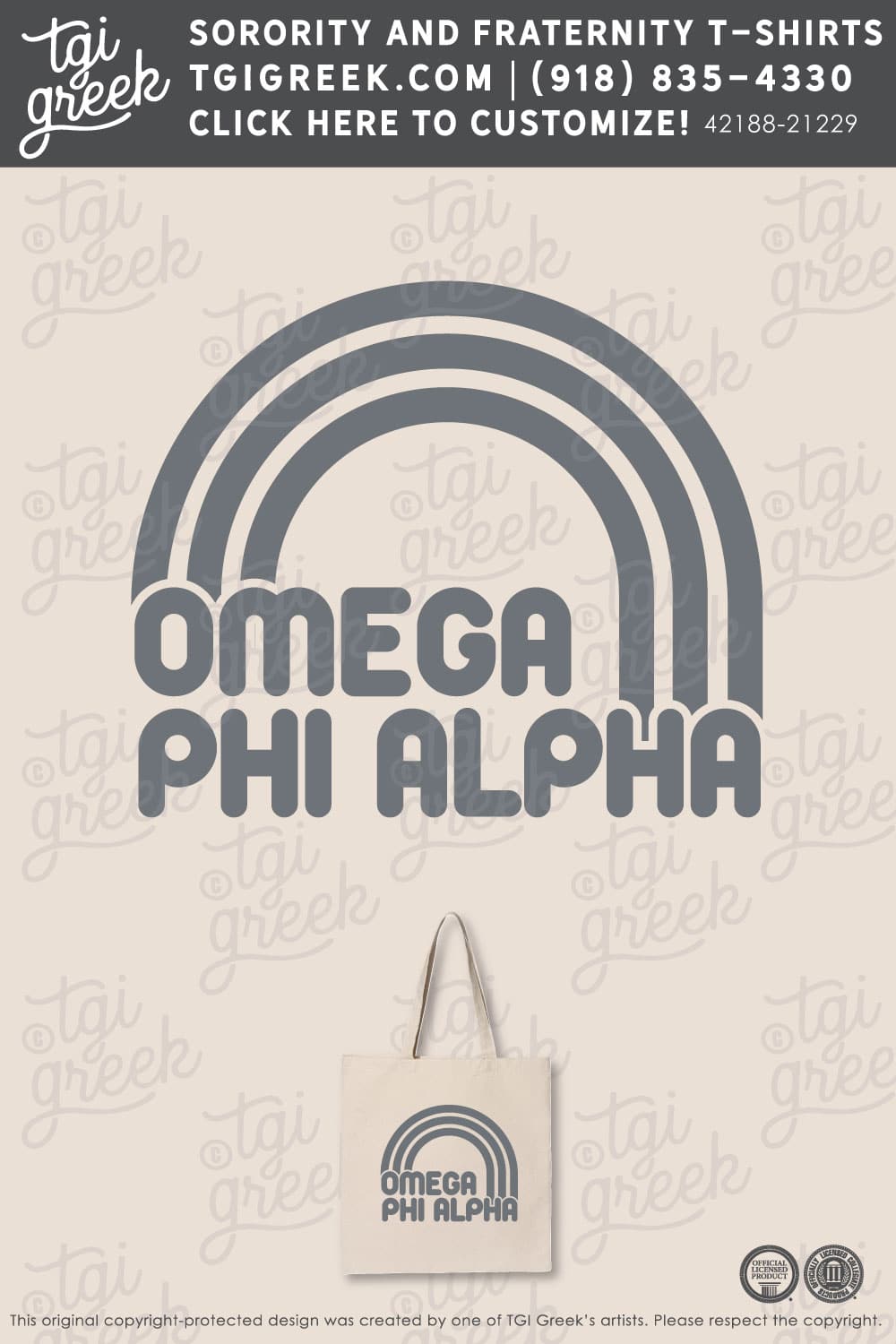 Omega Phi Alpha – PENNST Free Tote