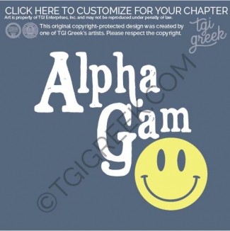 Alpha Gamma Delta – OU Smile Hoodie