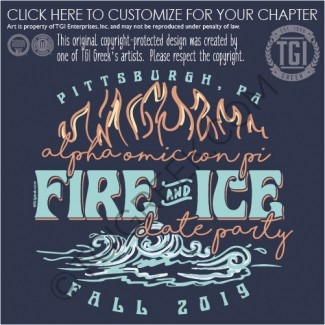 Alpha Omicron Pi-DU Fire And Ice
