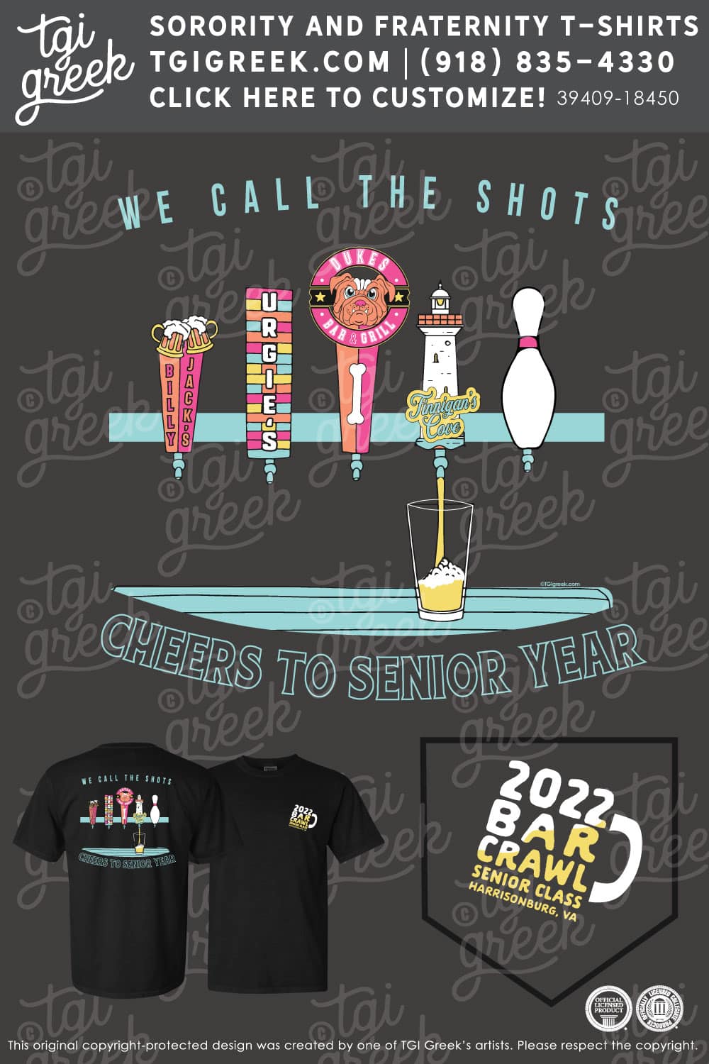 Bar Crawl – JMU Seniors