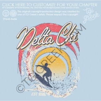 TGI – Delta Chi Retro Beach Wave
