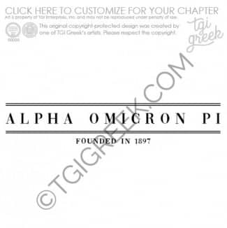 Alpha Omicron Pi – BSC PR Hoodie