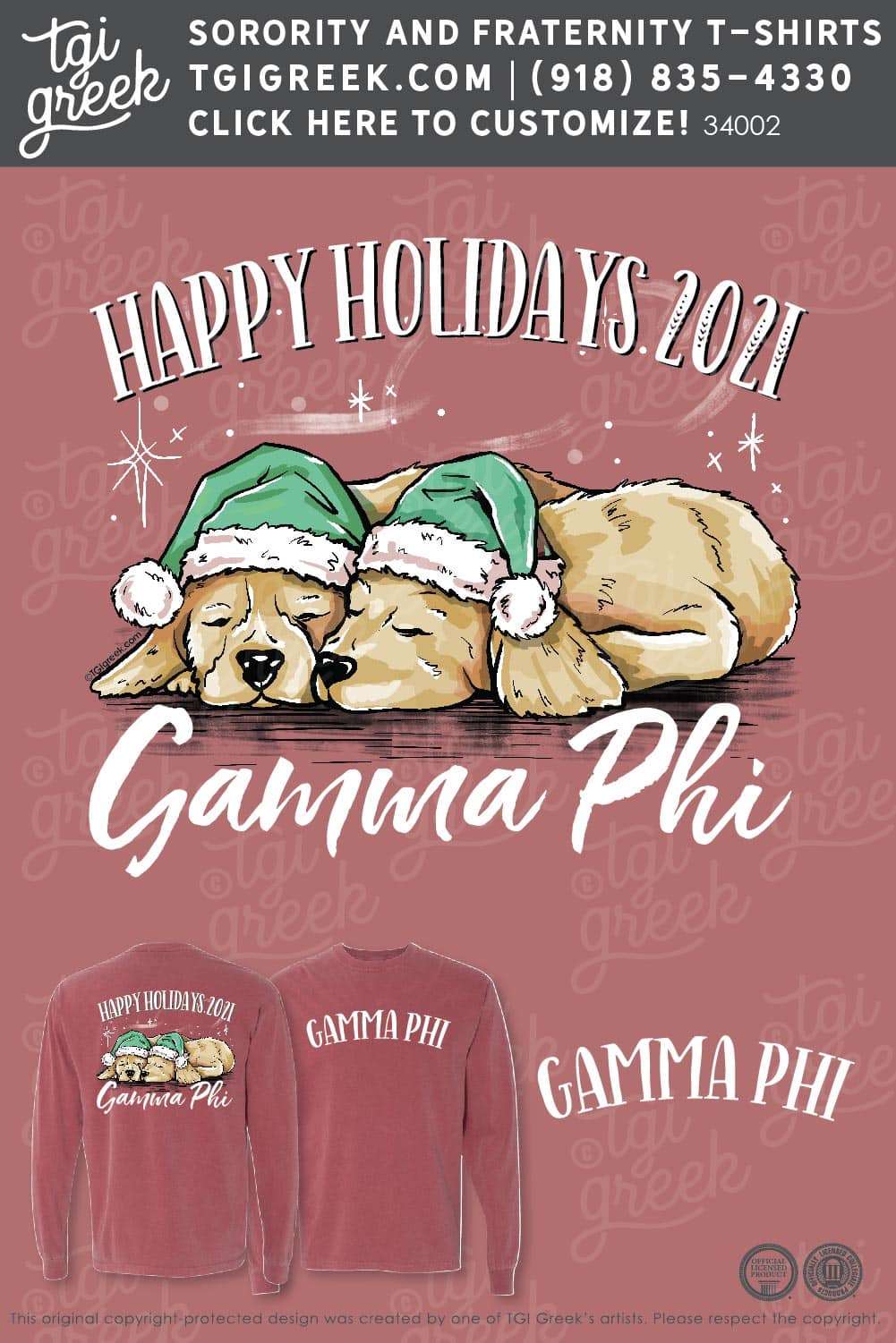 Gamma Phi Beta – OUABAPT Happy Holidays