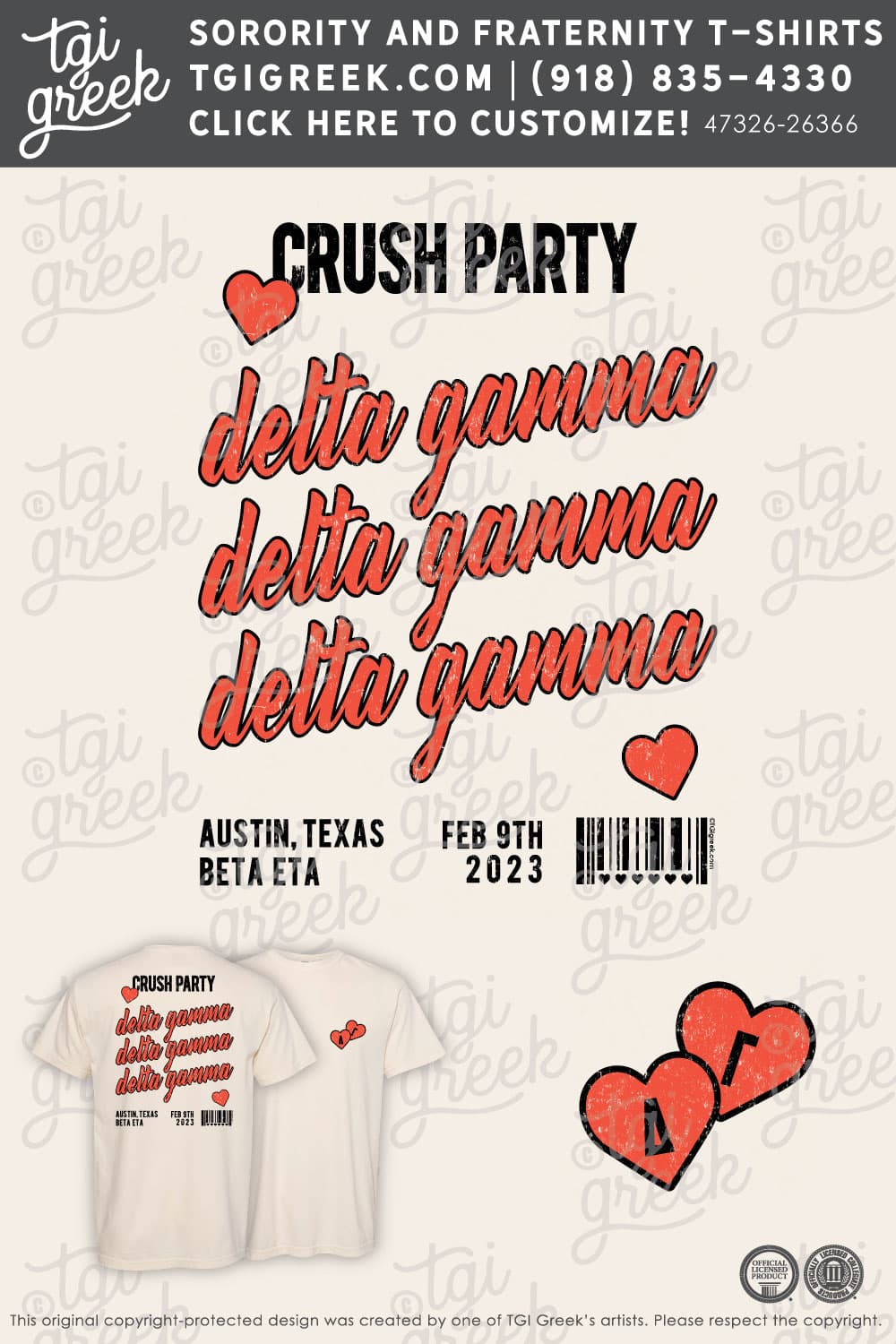 Delta Gamma – UTAU Crush Date Event