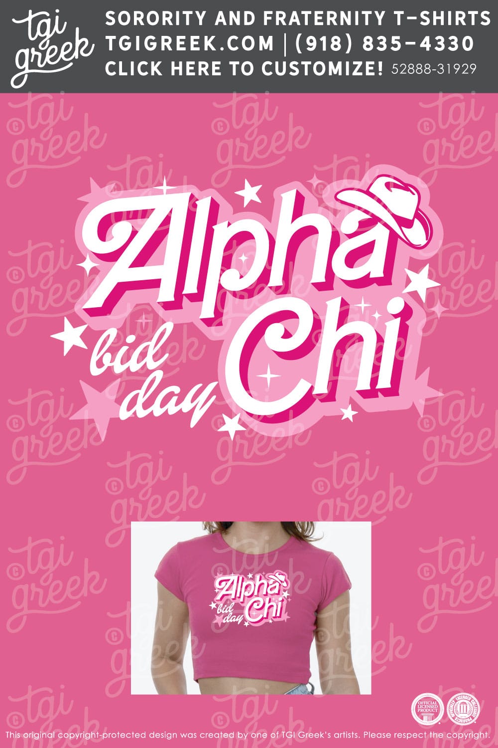 TGI – Alpha Chi Omega Cowgirl Barbie