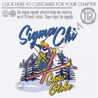 Sigma Chi OHSU Snow Globe