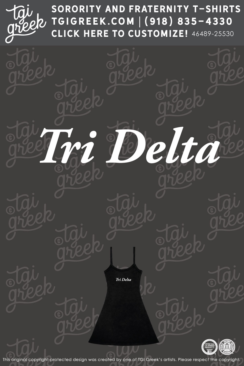 Delta Delta Delta – OSU Dress