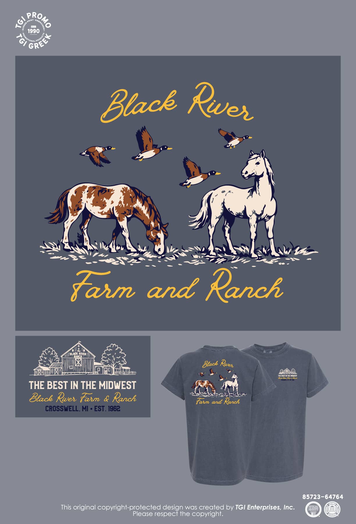 Black River Farm & Ranch – Summer 26 Script Tee
