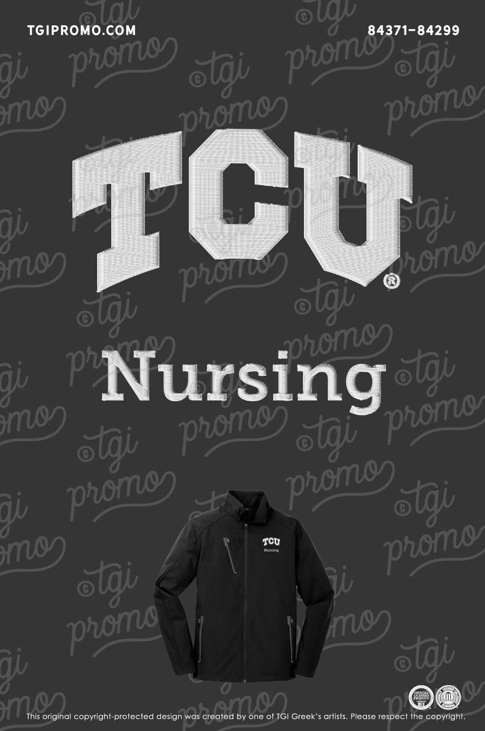 Texas Christian University – Nursing Full Zips