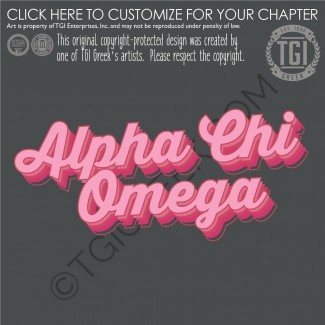 Alpha Chi Omega-OU Summer Bright Pink