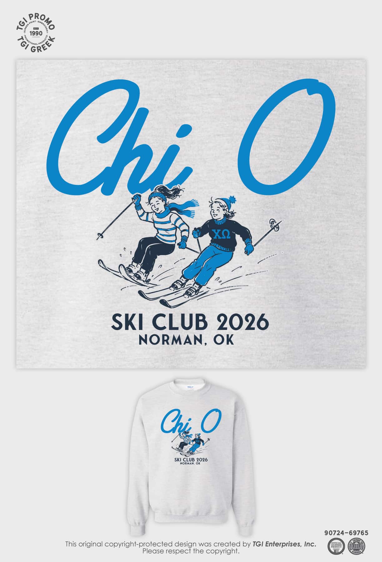Chi Omega – TGI Greek New Stock Ski Club