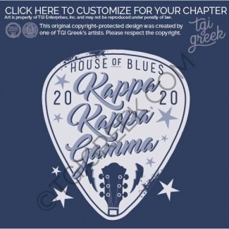 Kappa Kappa Gamma – Guitar Pick PR