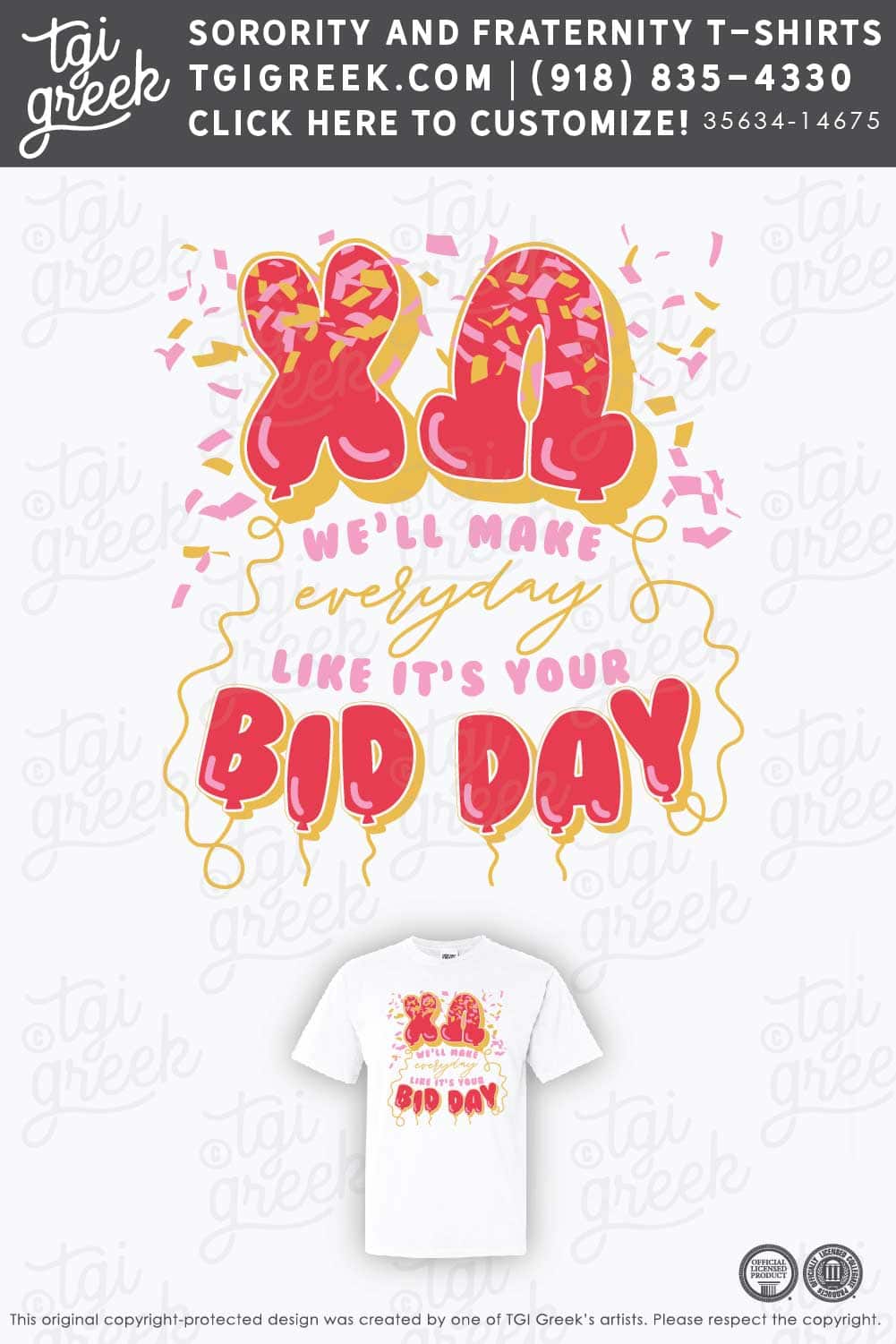 Chi Omega – UNCC Bid Day