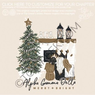 Alpha Gamma Delta – whimsical Fireplace
