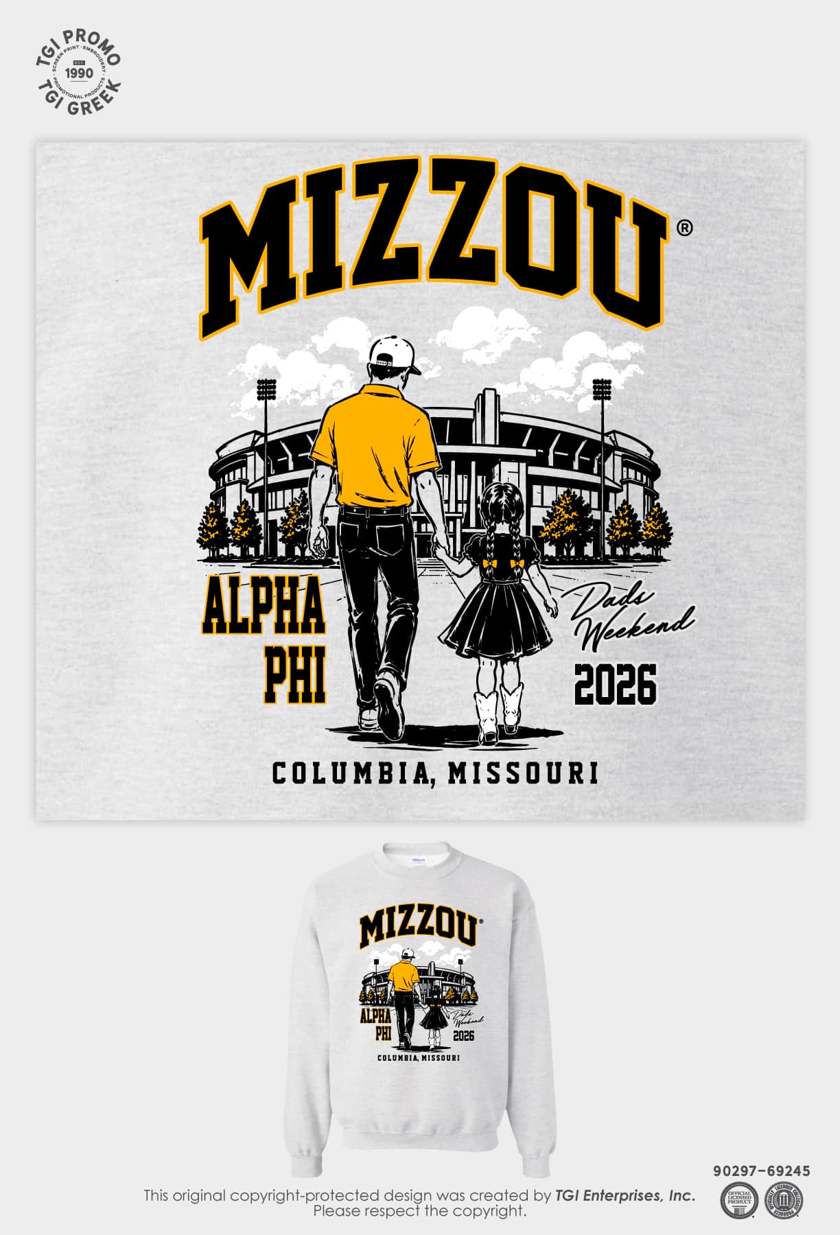 Alpha Phi – TGI Greek Mizzou Dad’s Weekend
