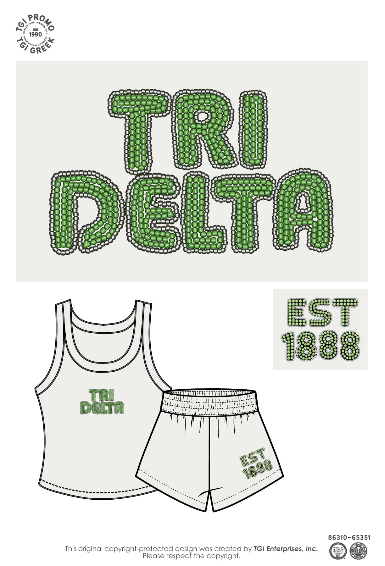 Delta Delta Delta – UGA PR Set