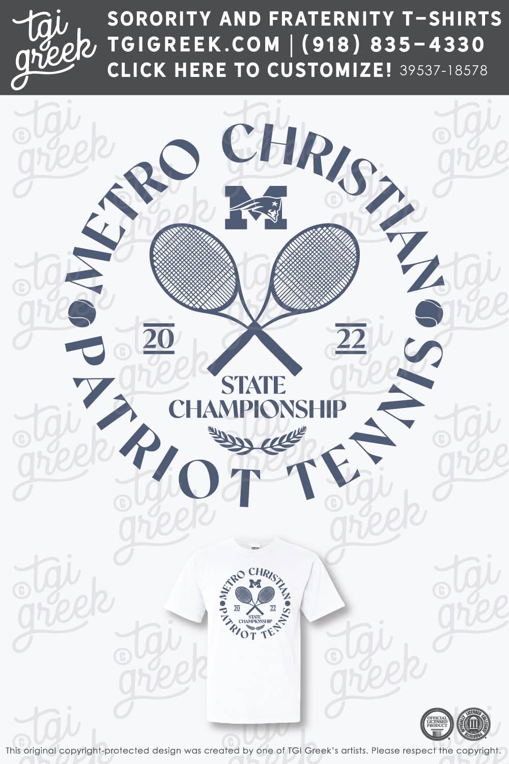 Metro Christian Academy -Tennis State
