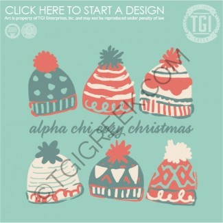 TGI-Alpha Chi Omega Christmas Hat