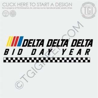 TGI-Delta Delta Delta Nascar Bid Day