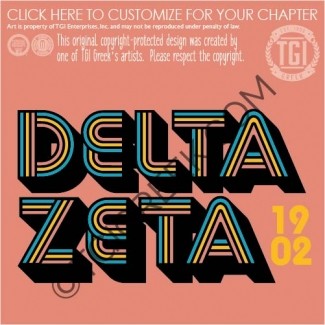 TGI Delta Zelta Retro Lines 1912