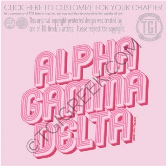TGI-Alpha Gamma Delta Stripe Font PR