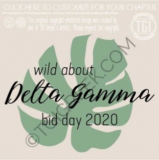 Delta Gamma – Bid Day Leaf