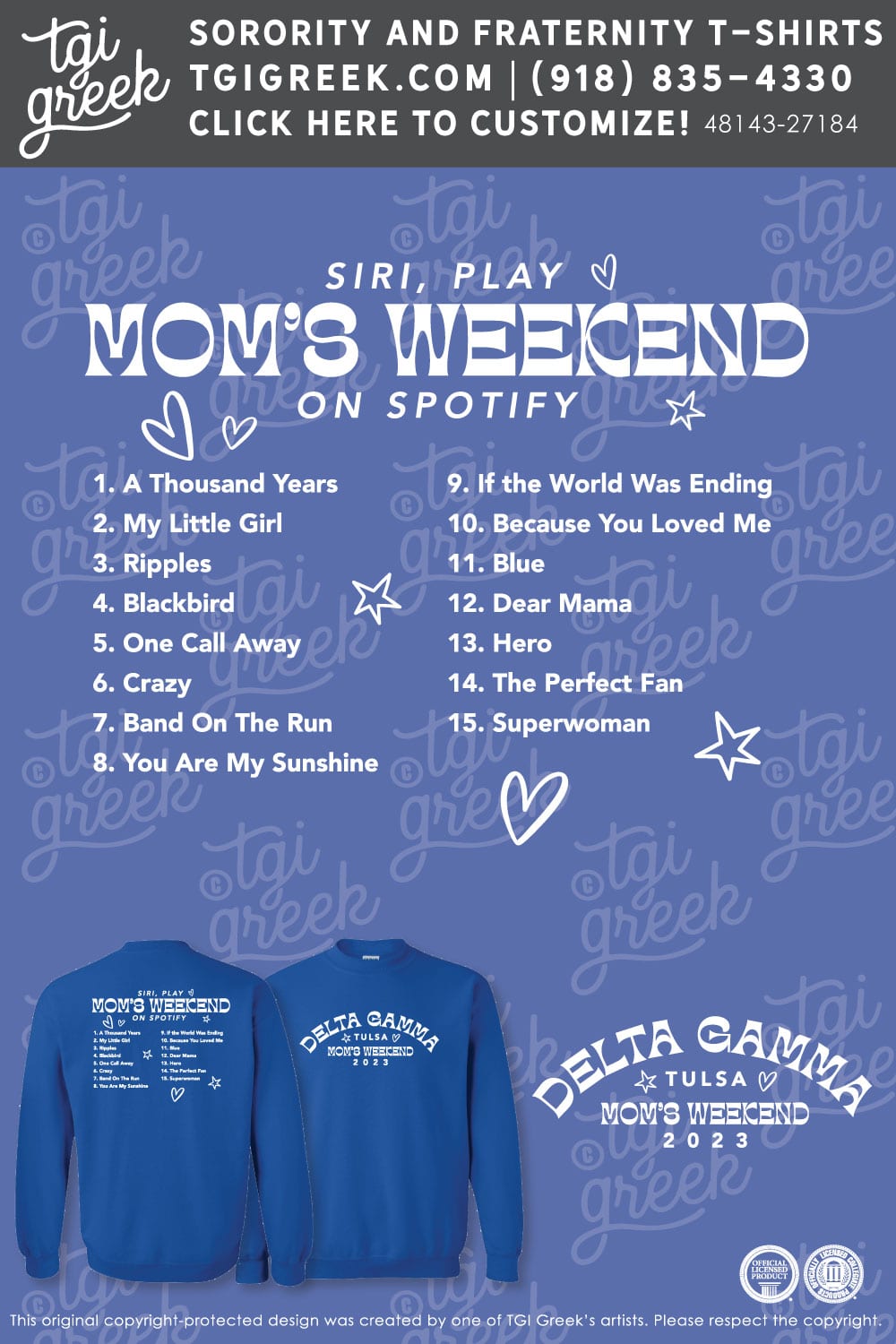 Delta Gamma – TU PR Crewneck