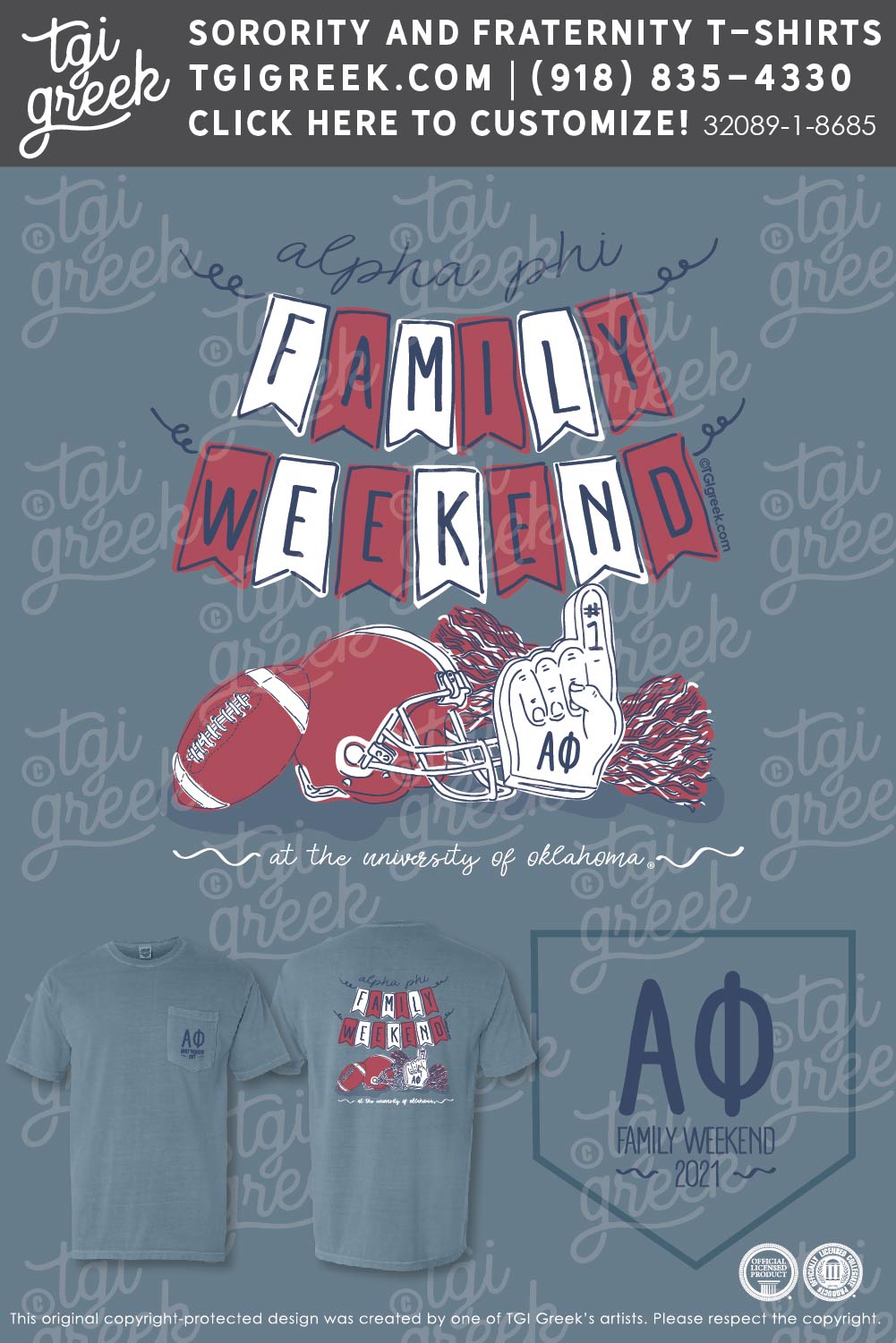 Alpha Phi – Family Weekend Shirt