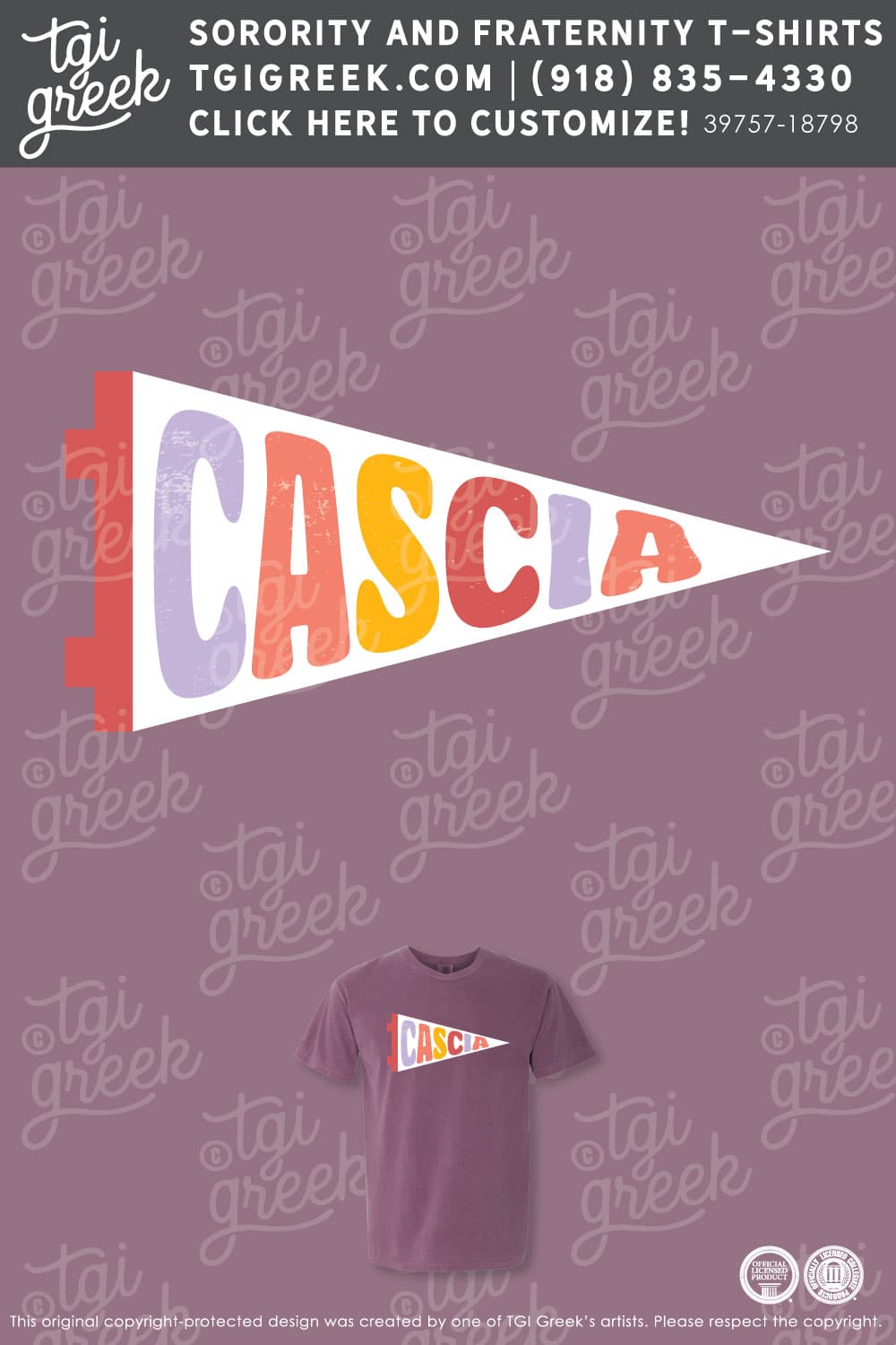 Cascia – Pennant Tee