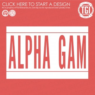 Alpha Gamma Delta-UCO Alpha Gam Tank
