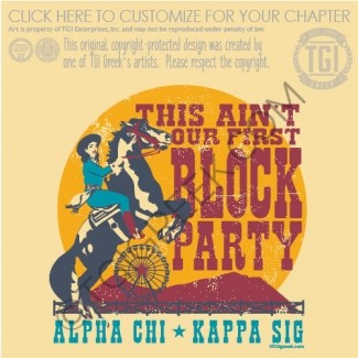 Alpha Chi Omega-OU block Party