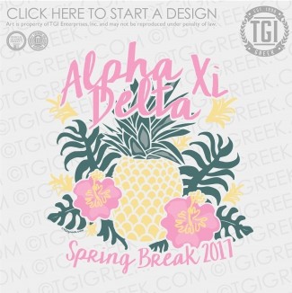 Alpha Xi Delta-TTU SB Pineapple