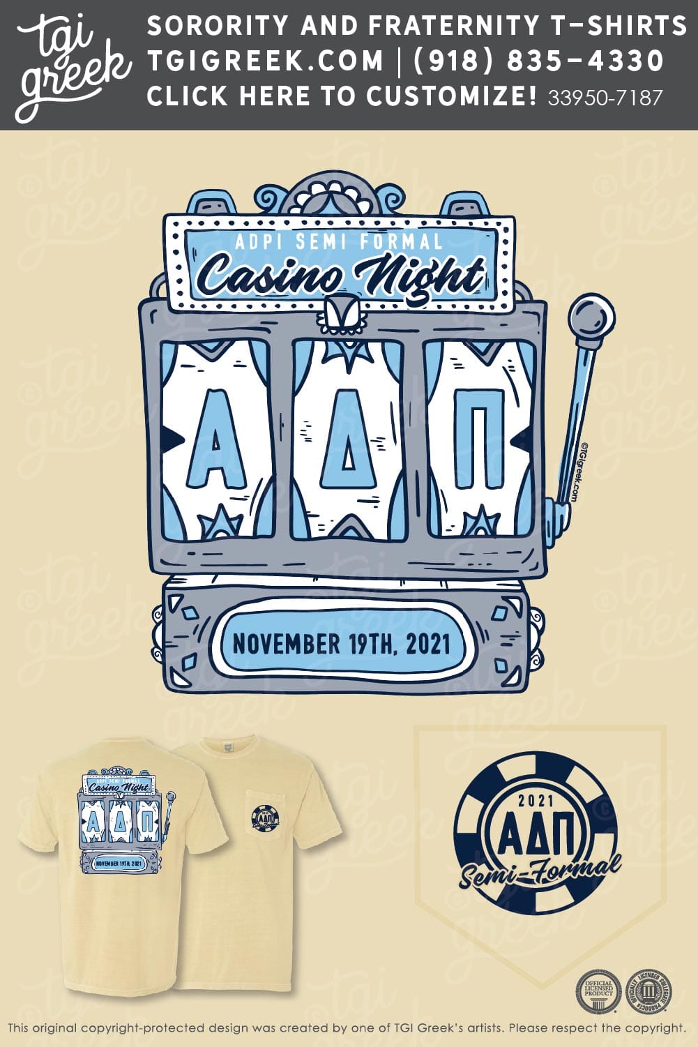 Alpha Delta Pi – LSU Casino Night Formal