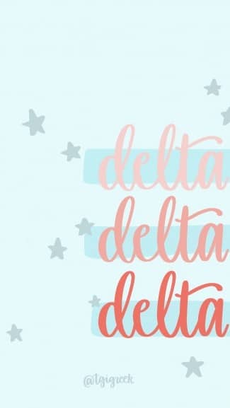 Delta Delta Delta – Phone Background