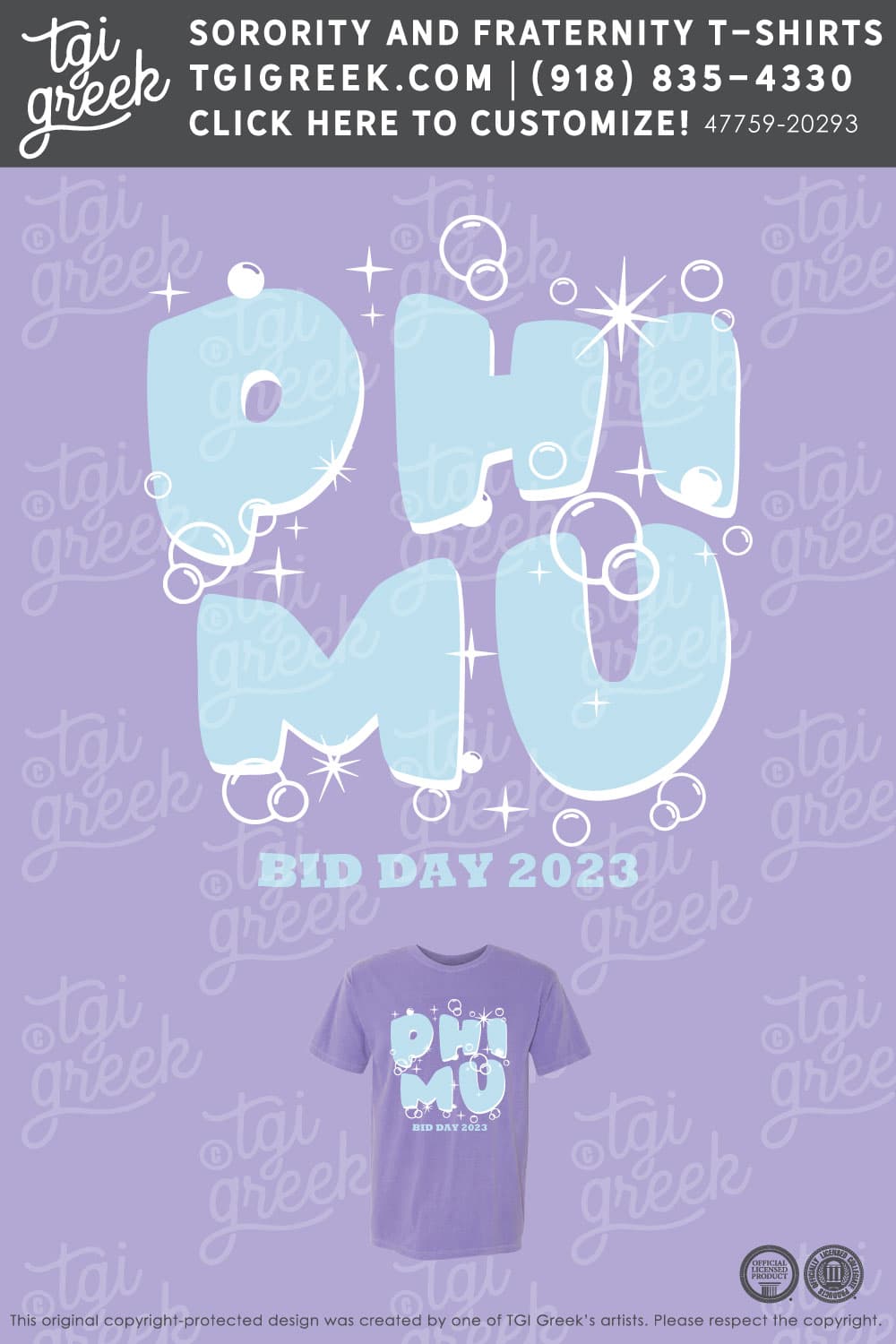 Phi Mu – UCOLBLD Spring Bid Day