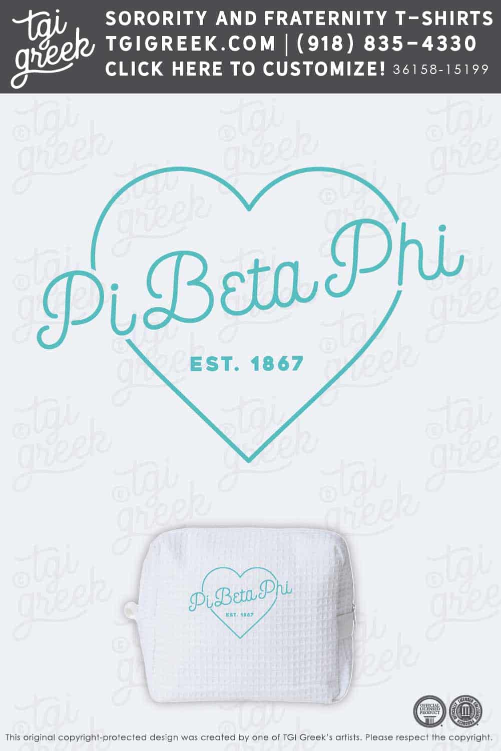 Pi Beta Phi – UNR Makeup Bag